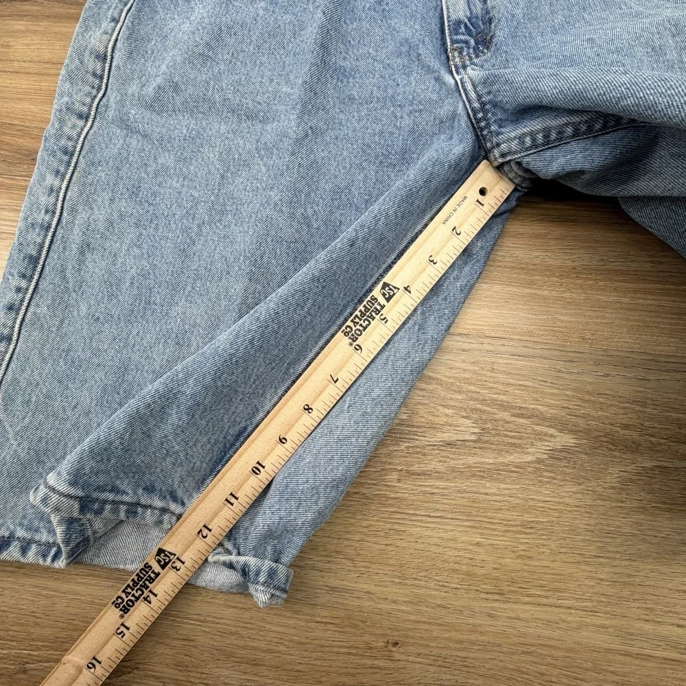 Vintage Levis Silver Tab Baggy Jean Shorts Mens 34 Blue 12